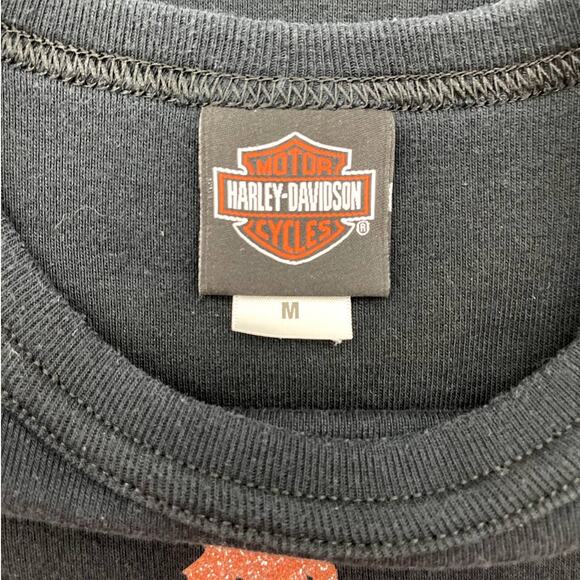 Harley Davidson Smoky Mountains Womens Tee Glitter Dragon Medium - Picture 5 of 6